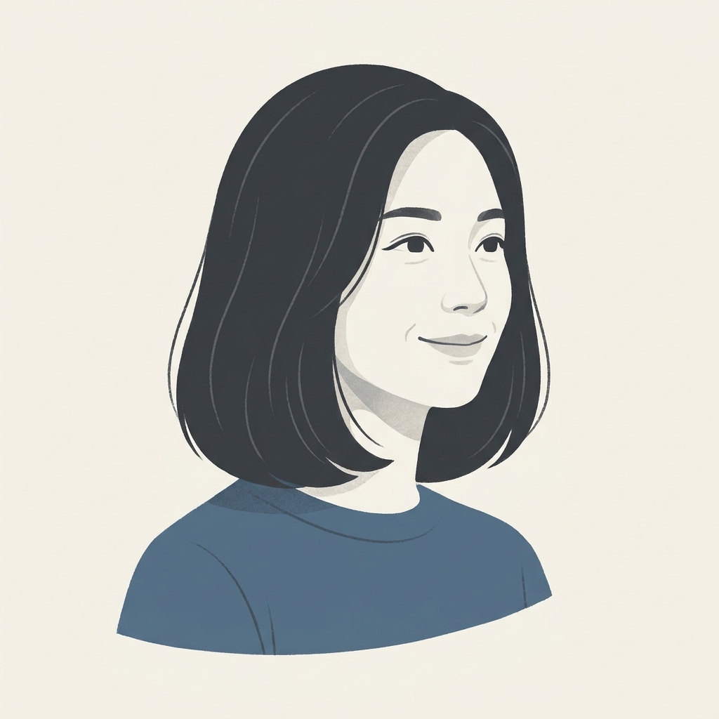 筆者ちひろのイラスト